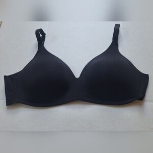 Soma Vanishing 360 Wireless Bra Black Padded Adjustable Straps 3 Hook Womens 38C